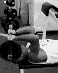 上臂三头肌 卧式臂屈伸.gif