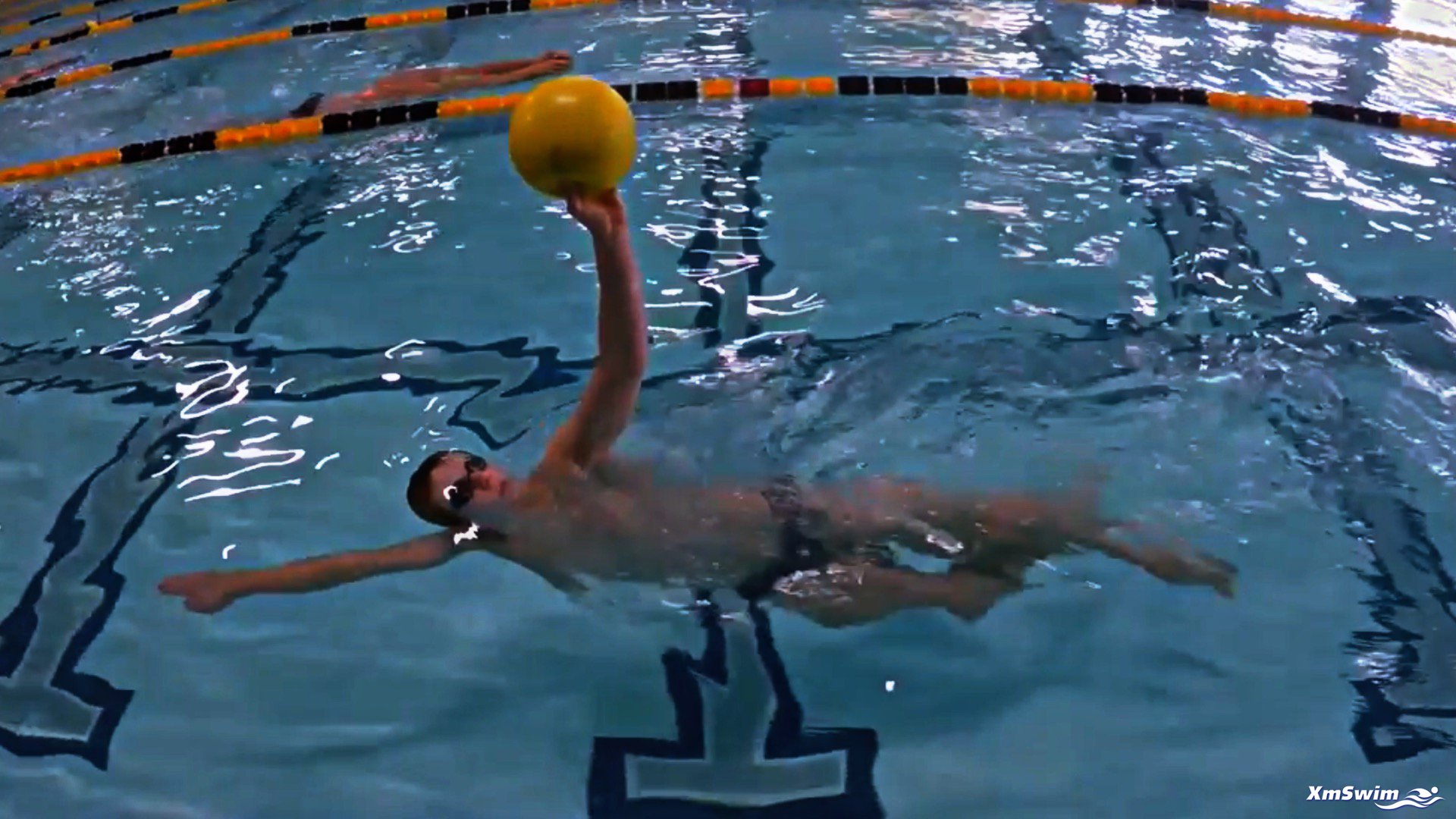 BACKSTROKE - MEDBALL KICK